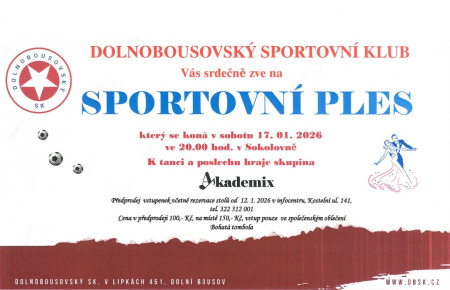 17.1. Sportovní ples