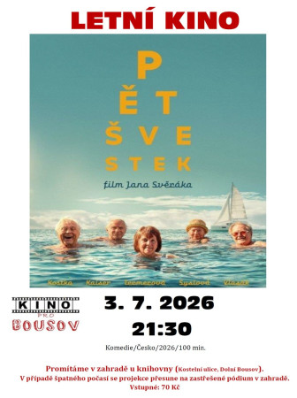 3.7. Letní KINO v zahradě