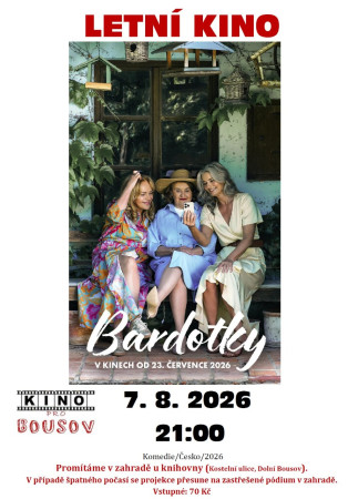 7.8. Letní KINO v zahradě - Bardotky
