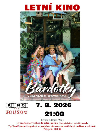 7.8. Letní KINO v zahradě - Bardotky