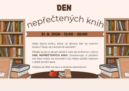 31.8. Den nepřečtených knih