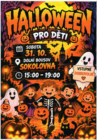 31.10. Halloween pro děti